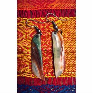 Seashell Dangling Earrings from Argentina